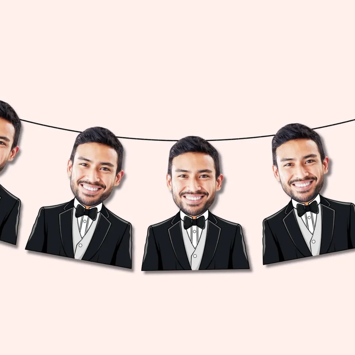Men'S Grooming Wedding Day - Groom Face Banner | Bachelor Party